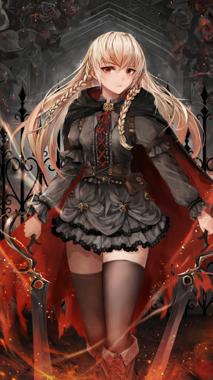 动漫美少女4k超分率超高清壁纸