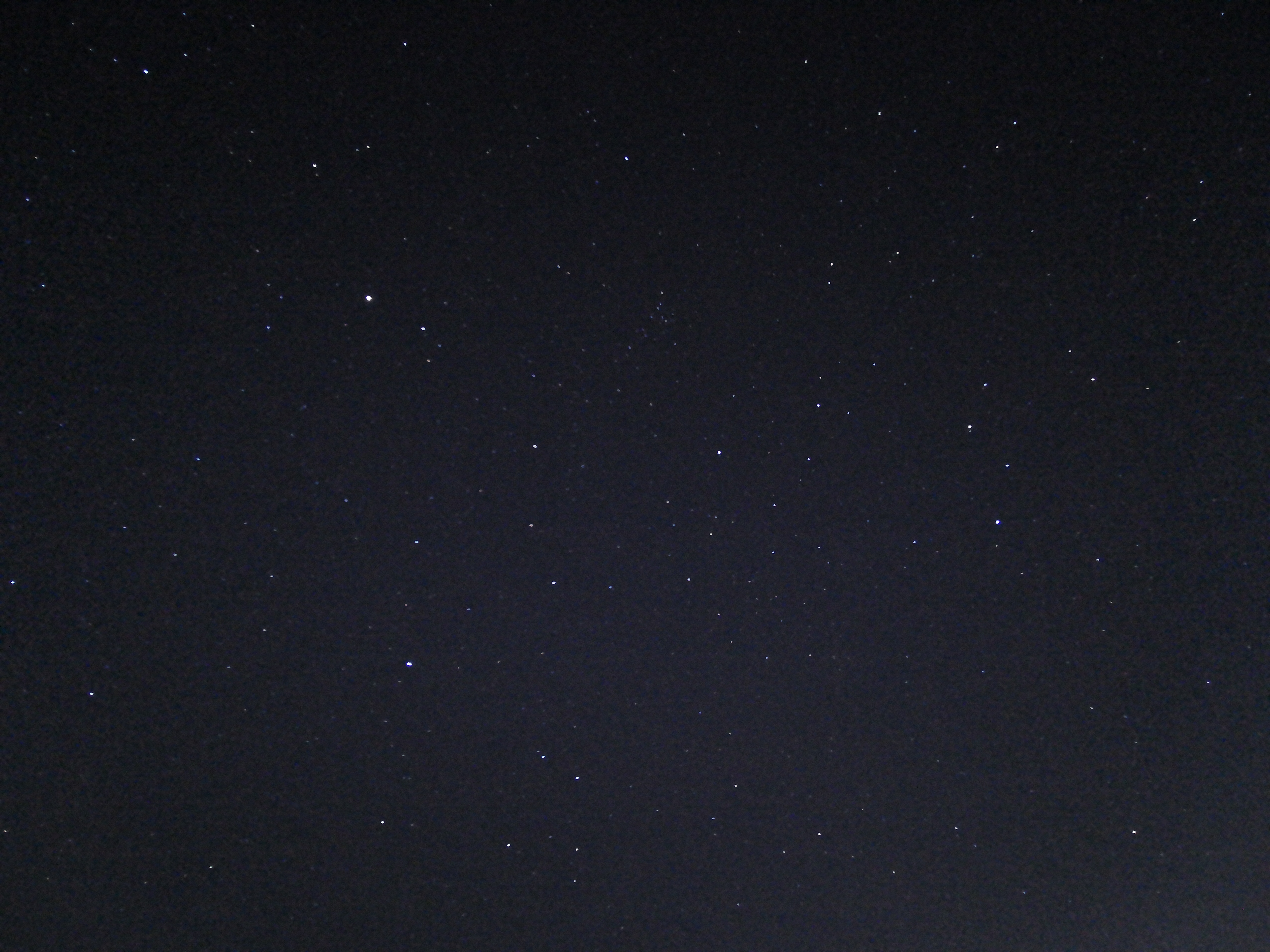 夜空中最亮的北斗七星