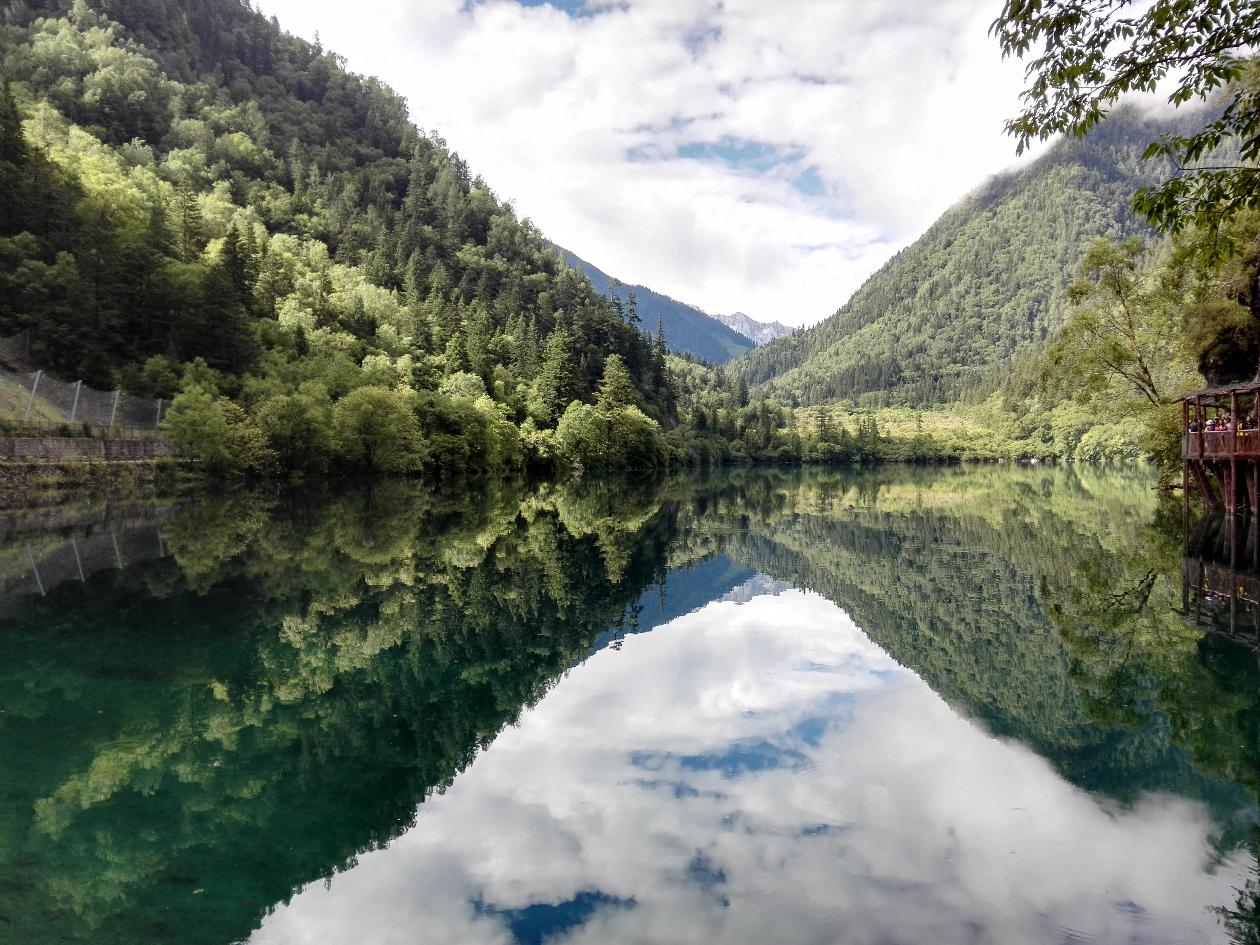 华为荣耀x1完美拍摄人间仙境九寨沟