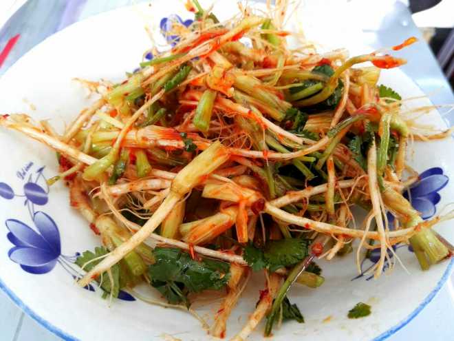 【创新发帖】凉拌香菜根