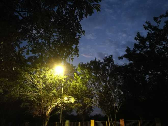 p9夜晚实拍效果