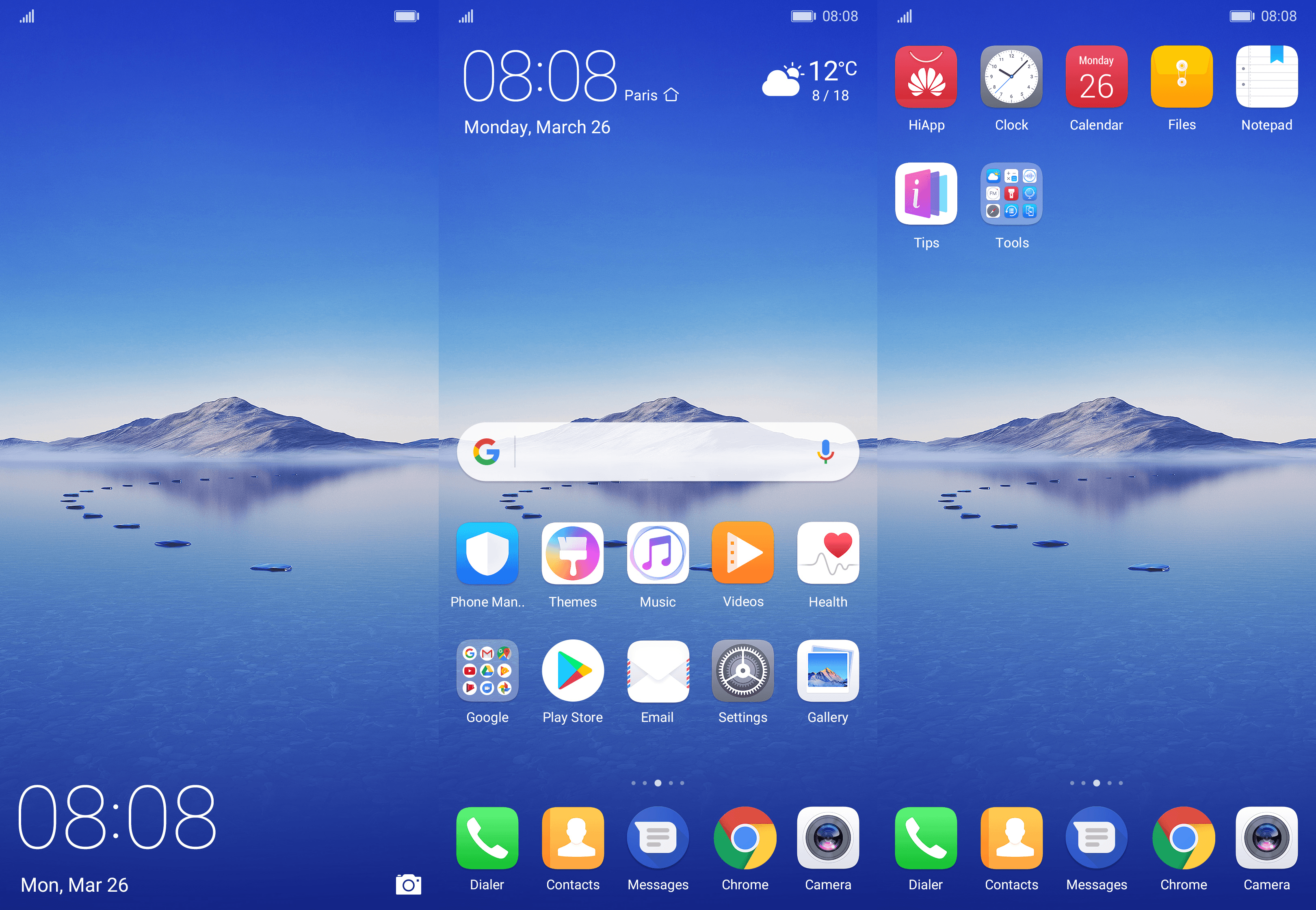 华为p20|p20pro版款内置主题《天空之境》增强版