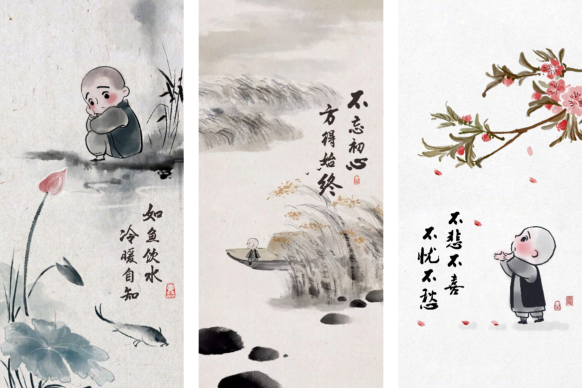 多锁屏 一禅小和尚