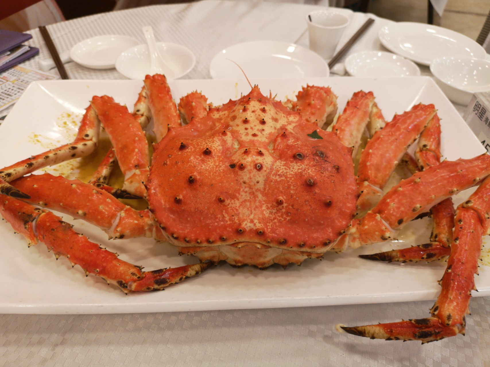 清蒸阿拉斯加长脚蟹