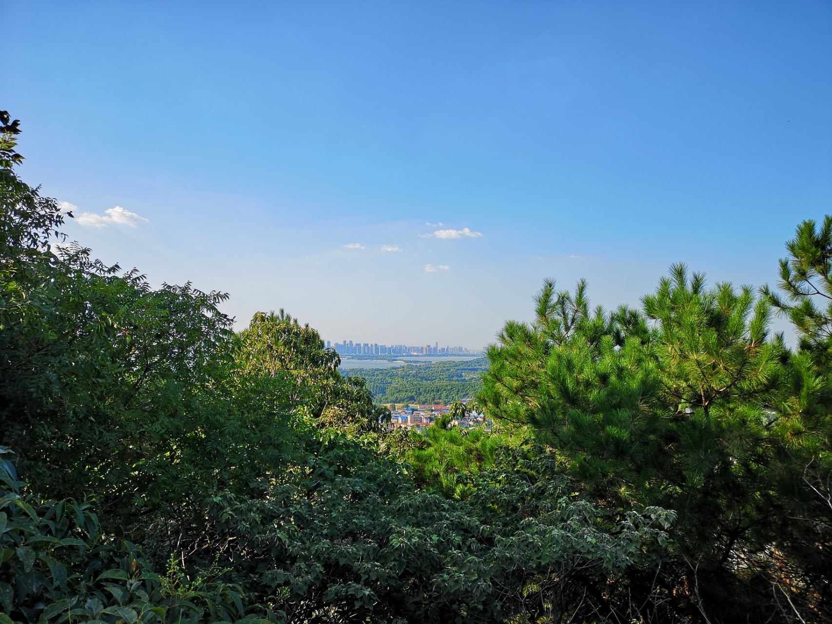 武汉华科喻家山加东湖美景