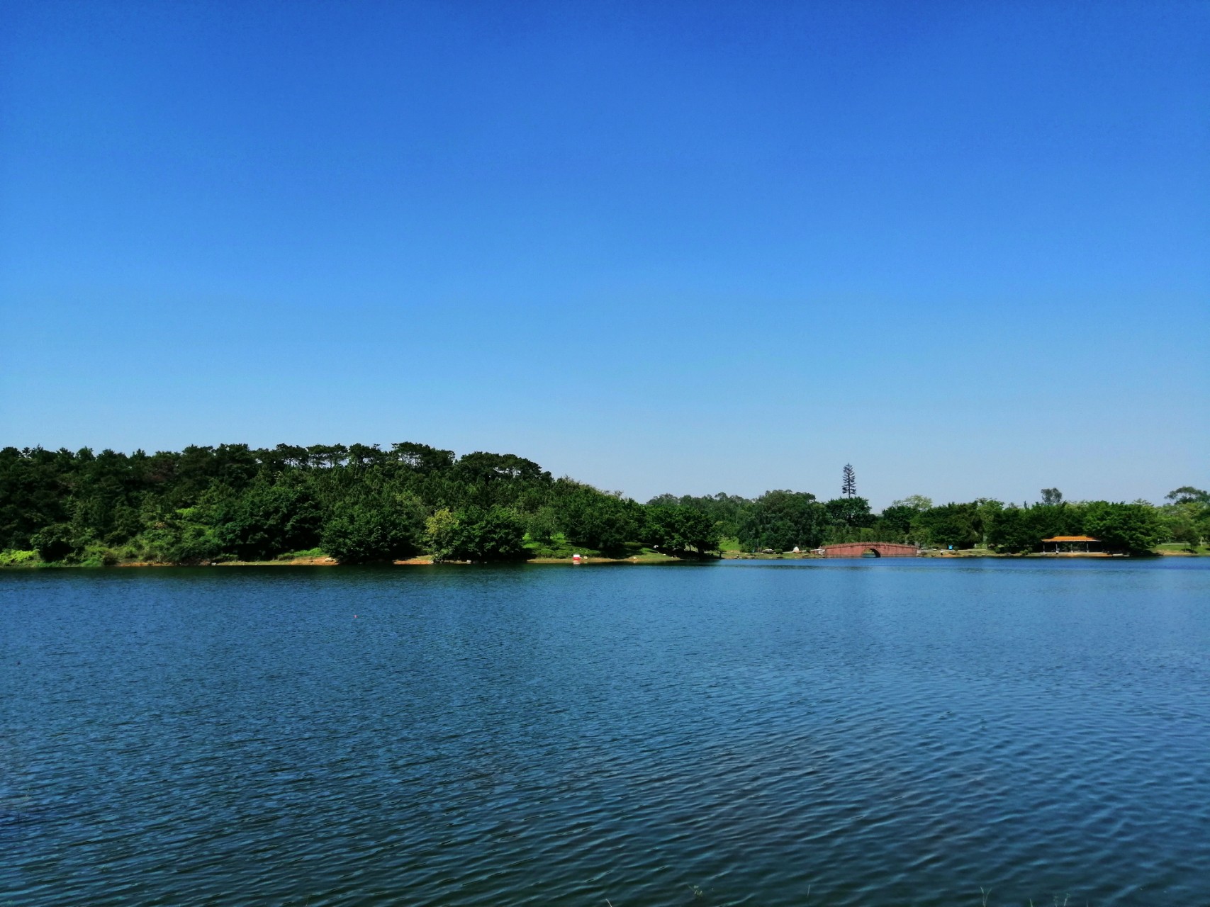 东莞松山湖和同沙水库