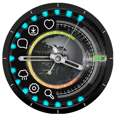 【荣耀手表设计原创表盘】 未来