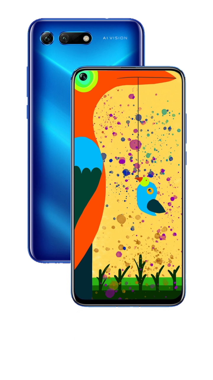 投稿作品展 | 荣耀v20魅眼壁纸,你说的"眼",是什么眼.