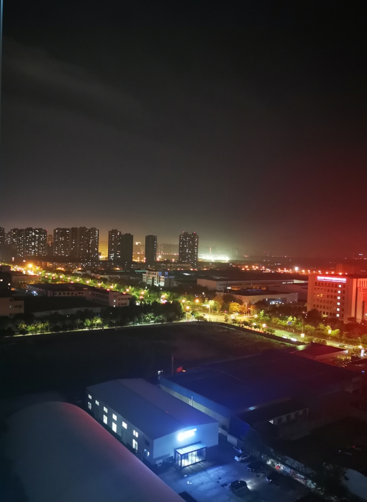 夜景模式实拍