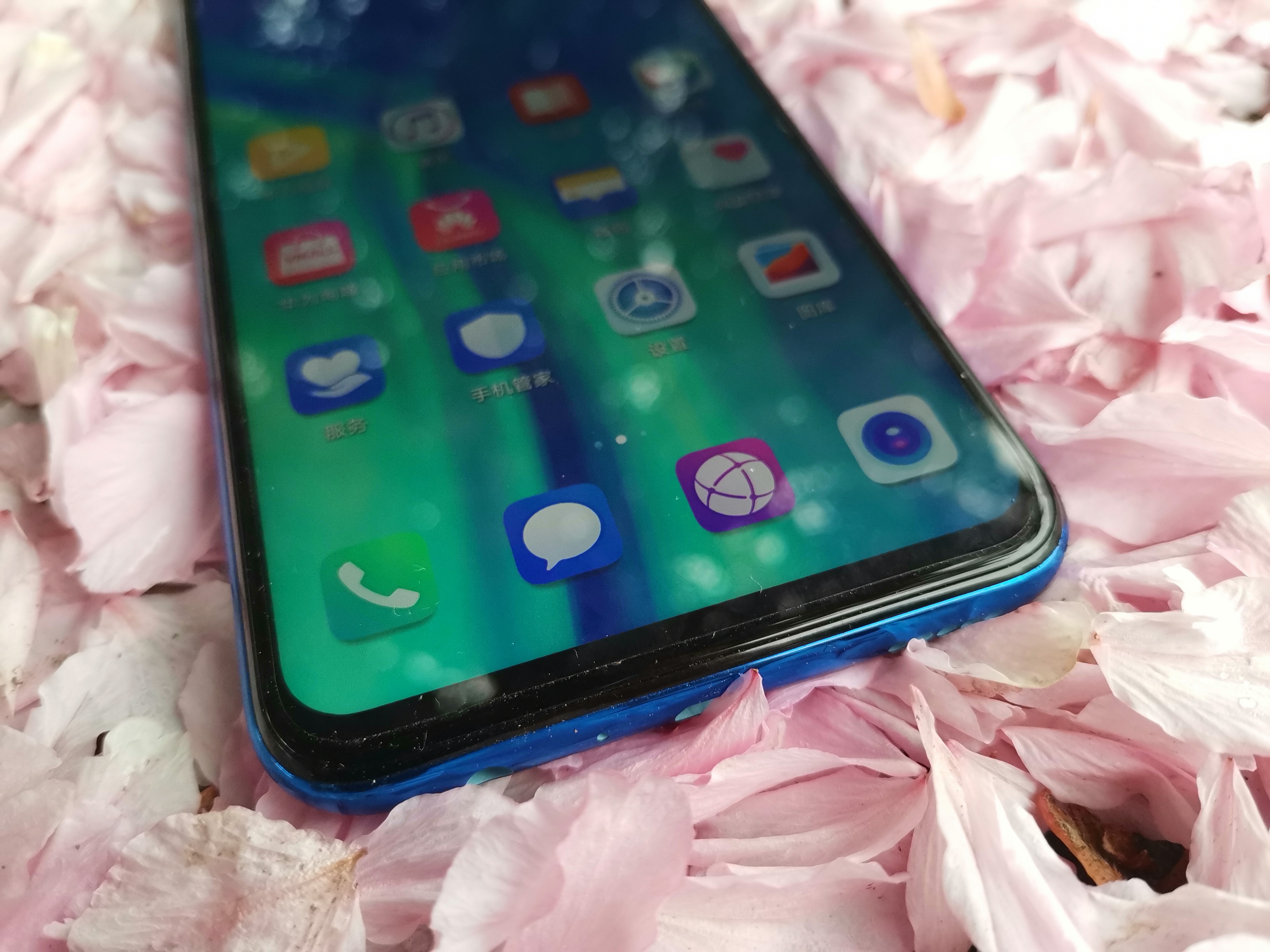 花落春犹在——荣耀20i渐变蓝开箱