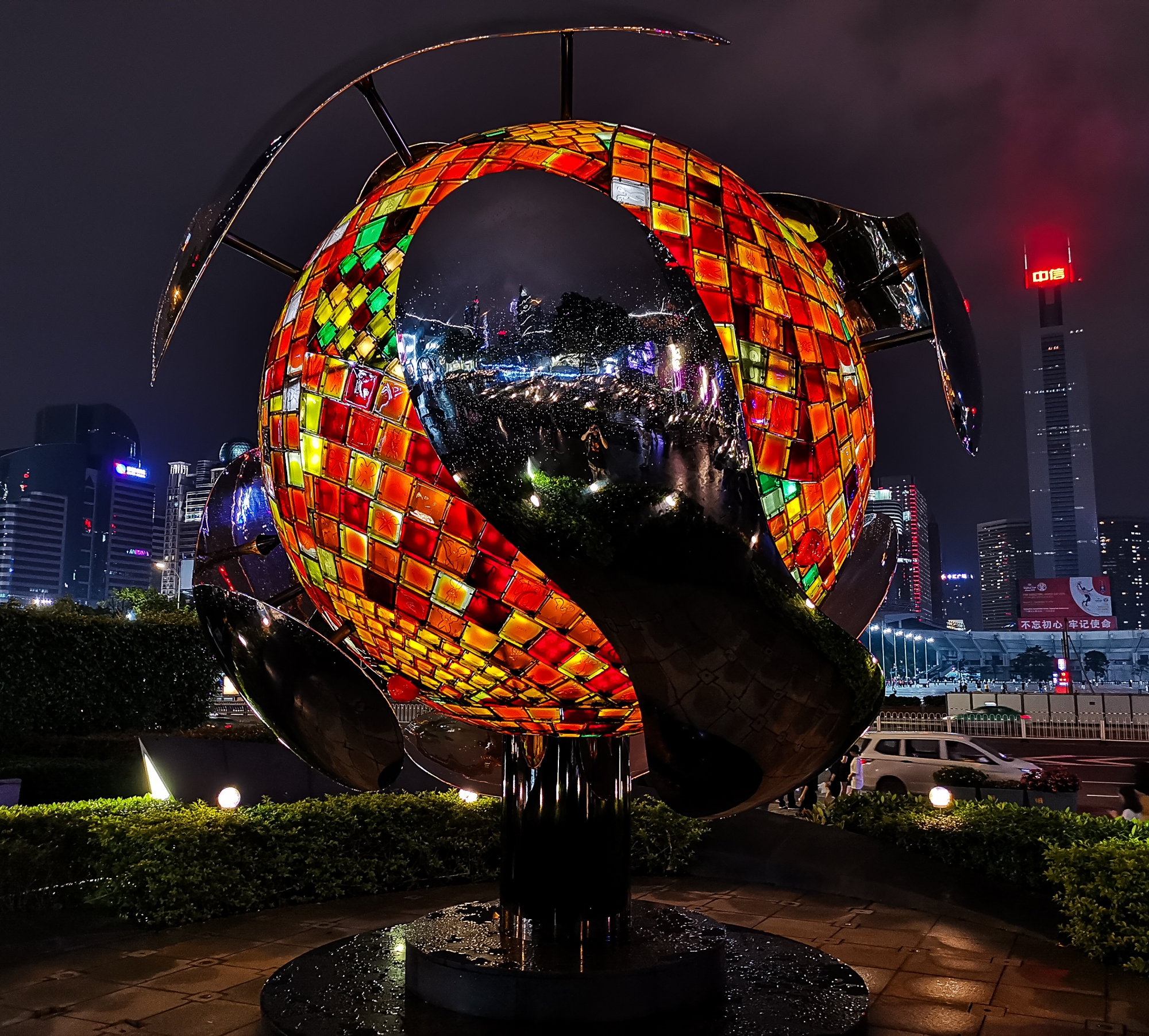 手持夜景--天环广场